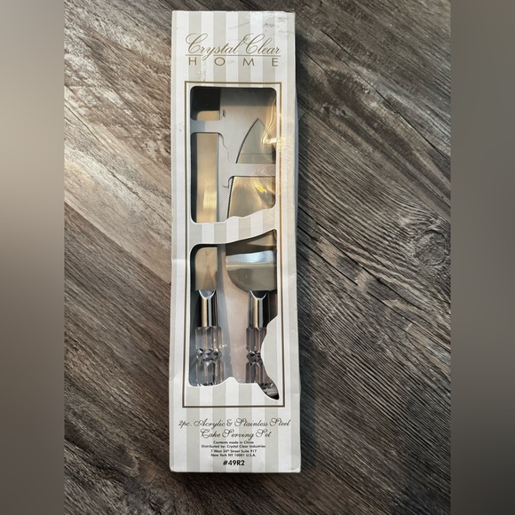 Gray‎ and Silver Minimalist Serving Utensils Set - Picture 1 of 5